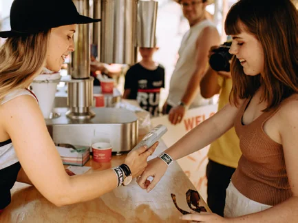 Festival One cashless payment wristband